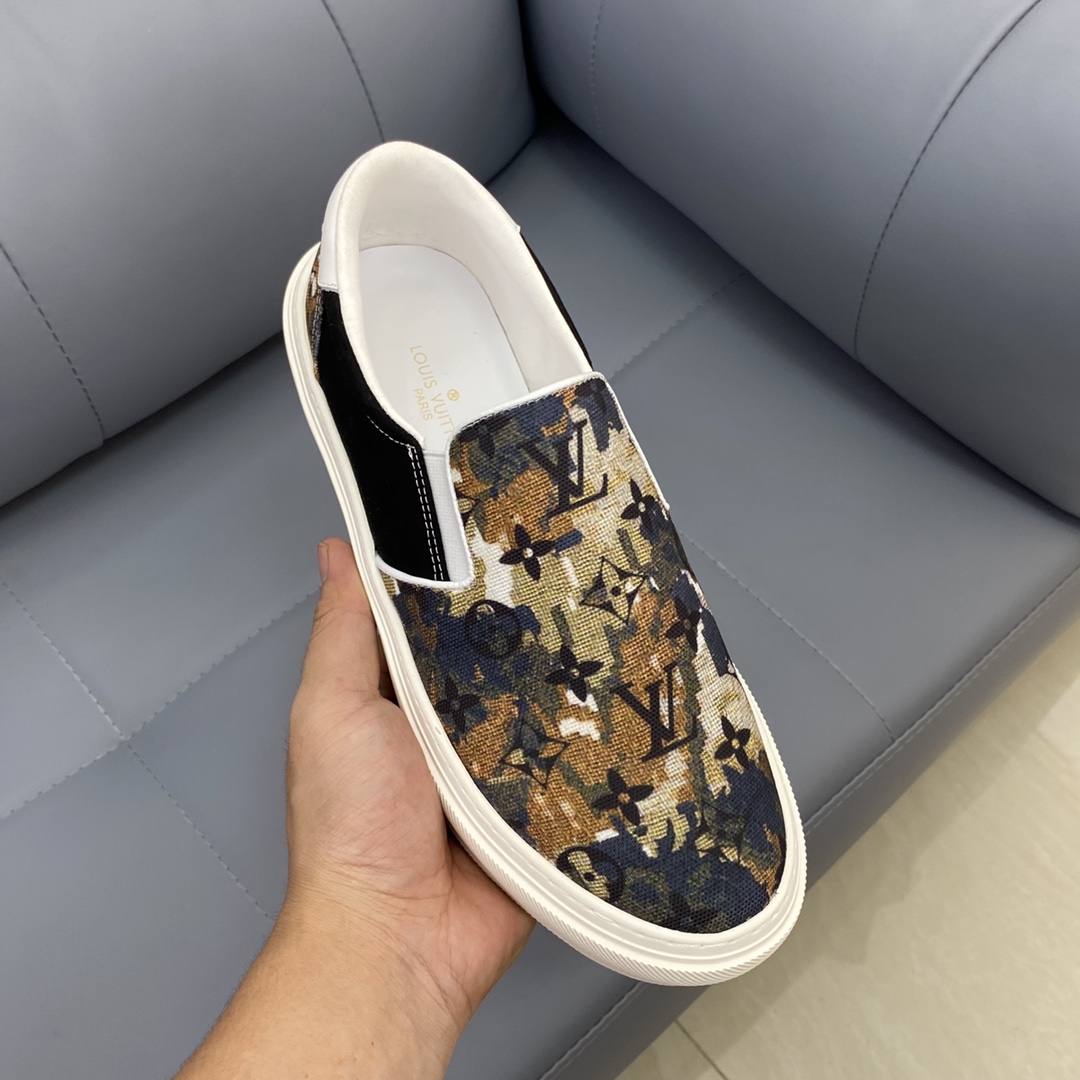 Louis Vuitton Monogram Denim sneaker 26 - vstockx