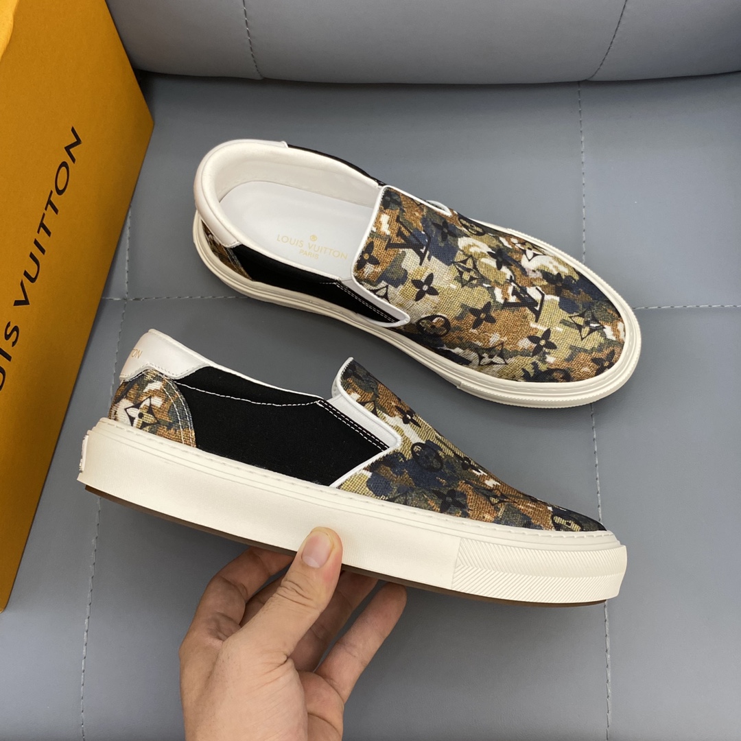 Louis Vuitton Monogram Denim sneaker 26 - vstockx