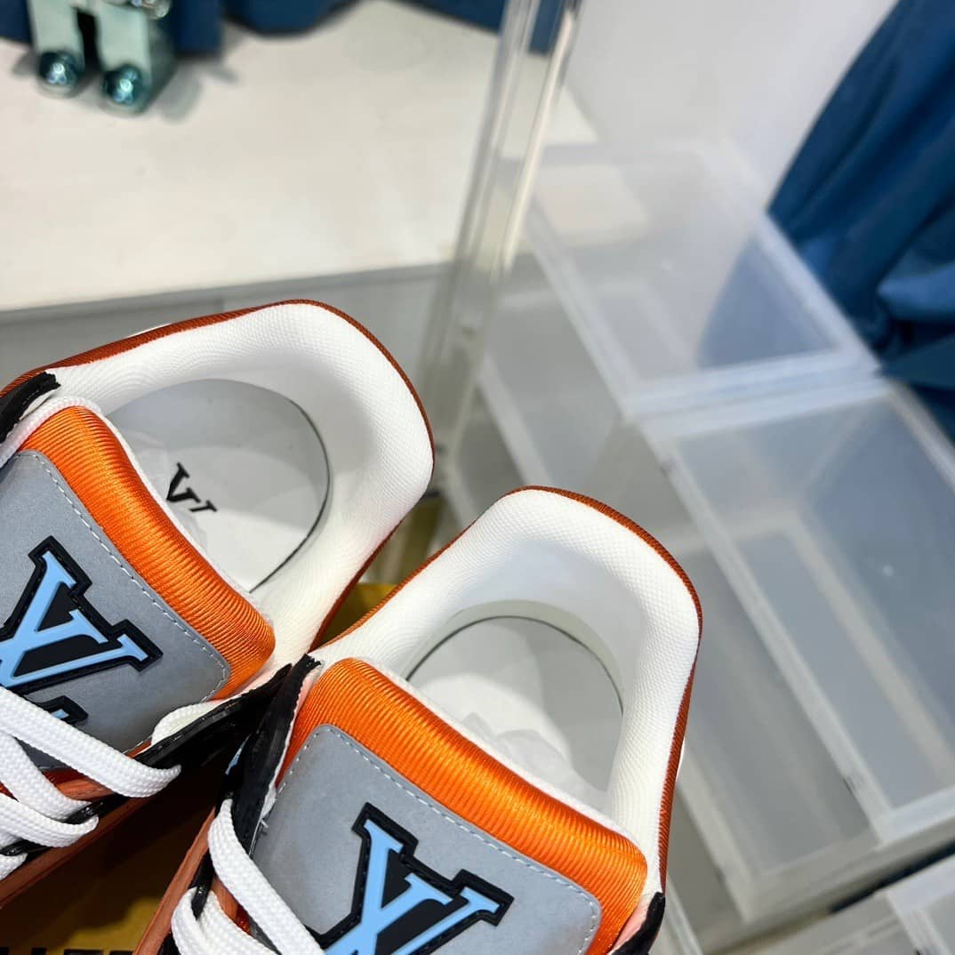 Louis Vuitton LV Trainer Sneaker Orange - vstockx