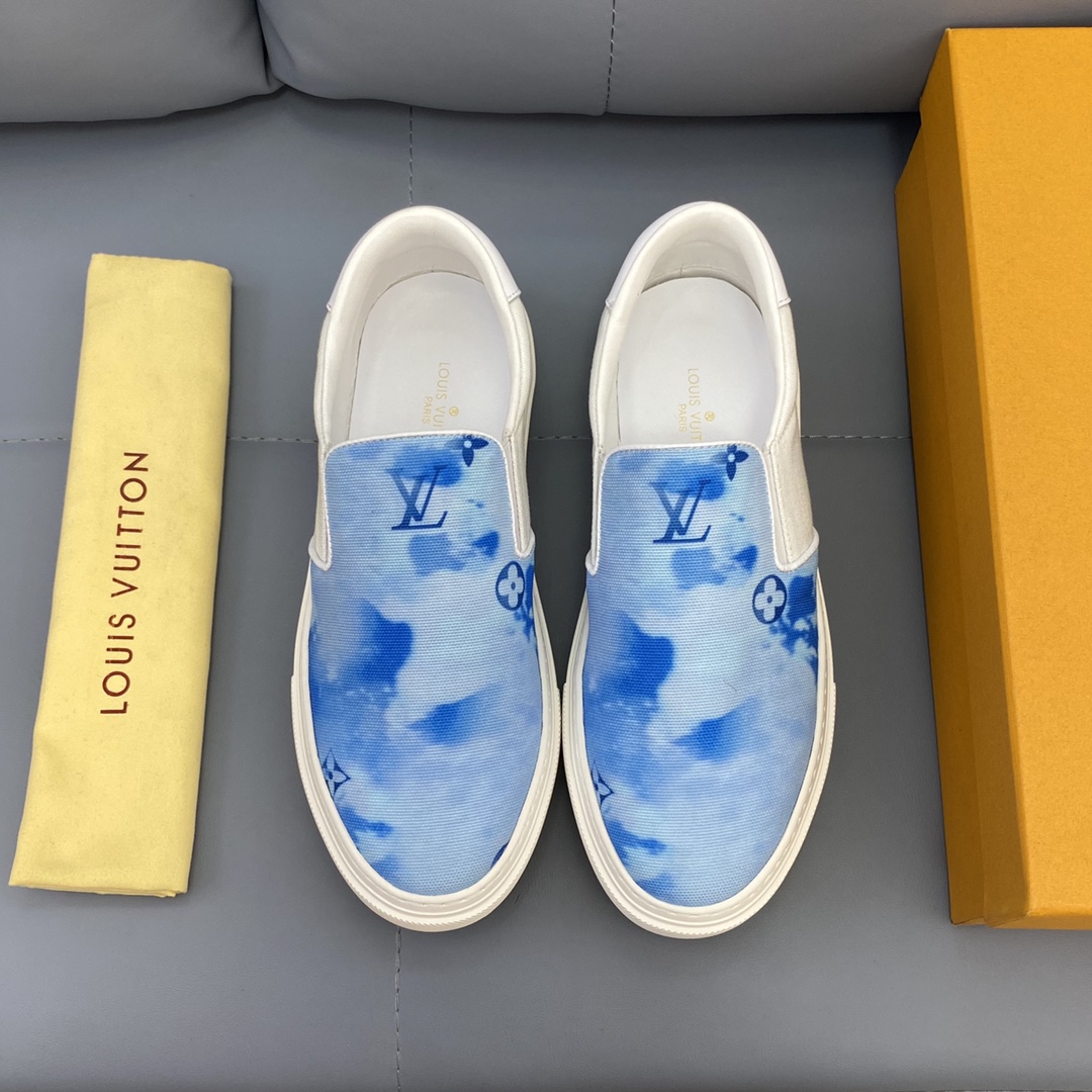 Louis Vuitton Monogram Denim sneaker 23 - vstockx
