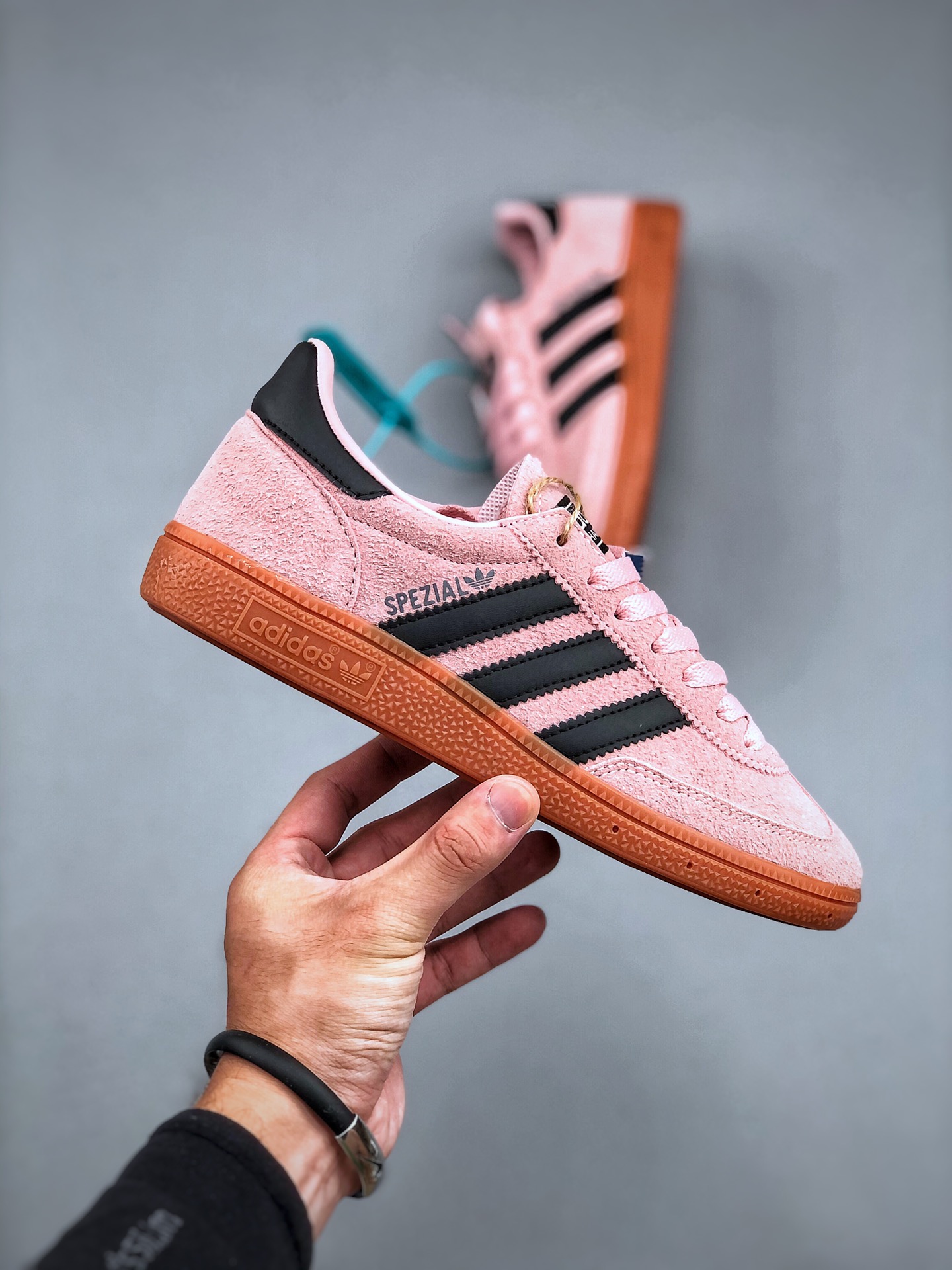 adidas Handball Spezial Clear Pink Arctic Night (Women's) - vstockx