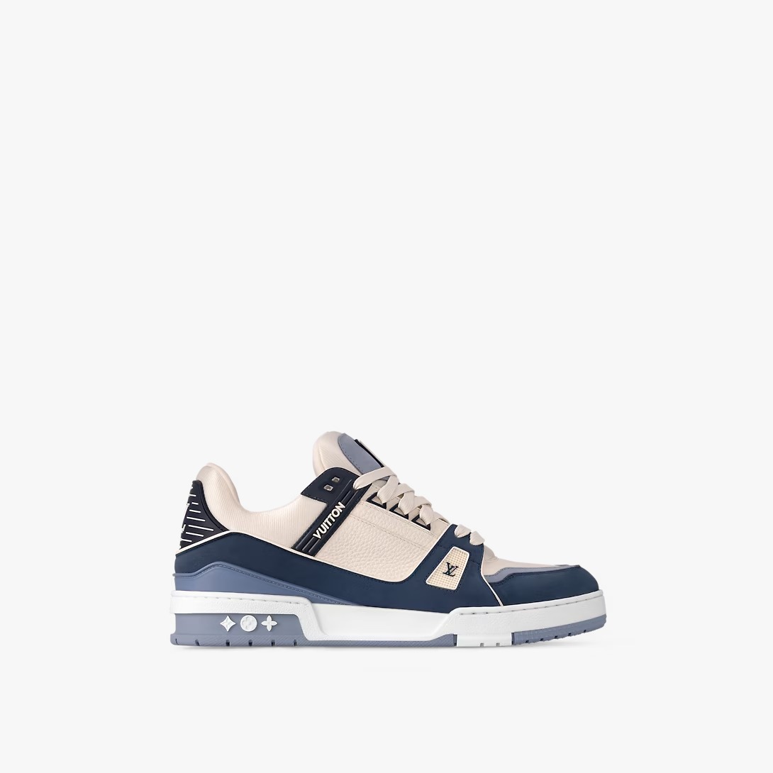 Louis Vuitton LV Trainer Sneaker Blue - vstockx