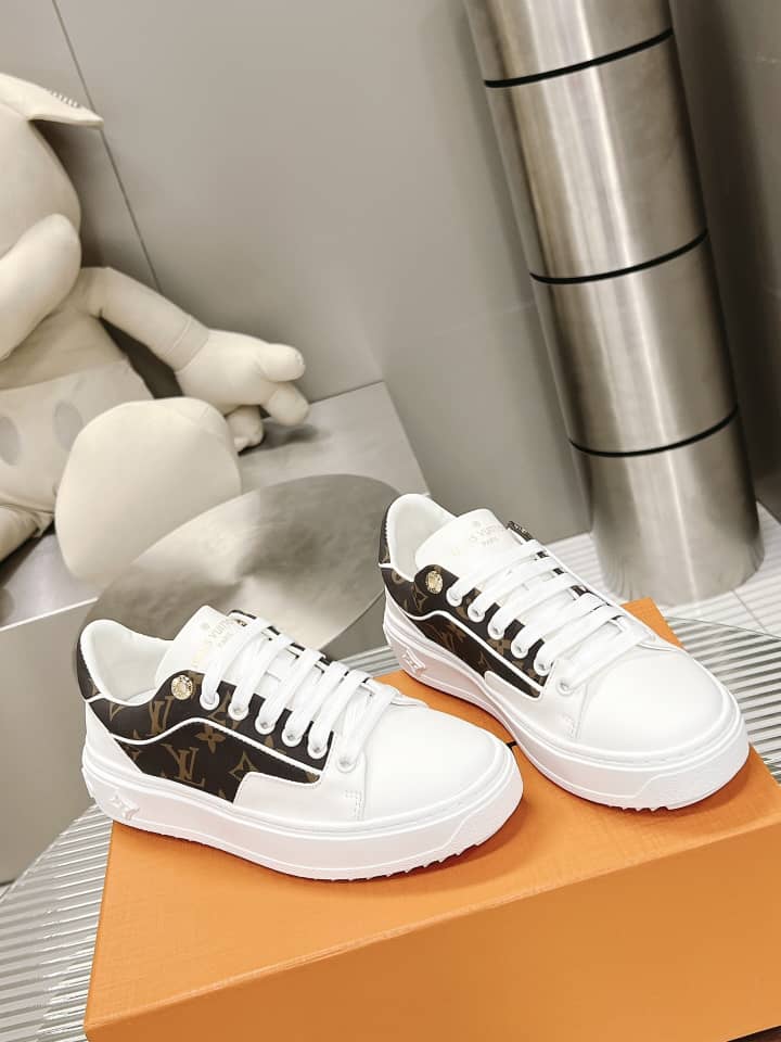 Louis Vuitton Time Out Sneaker Cacao Brown - vstockx