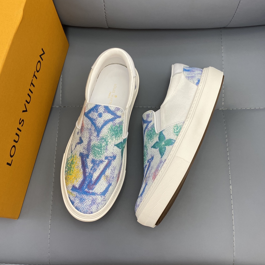 Louis Vuitton Monogram Denim sneaker 24 - vstockx