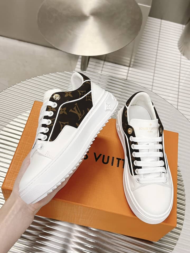 Louis Vuitton Time Out Sneaker Cacao Brown - vstockx