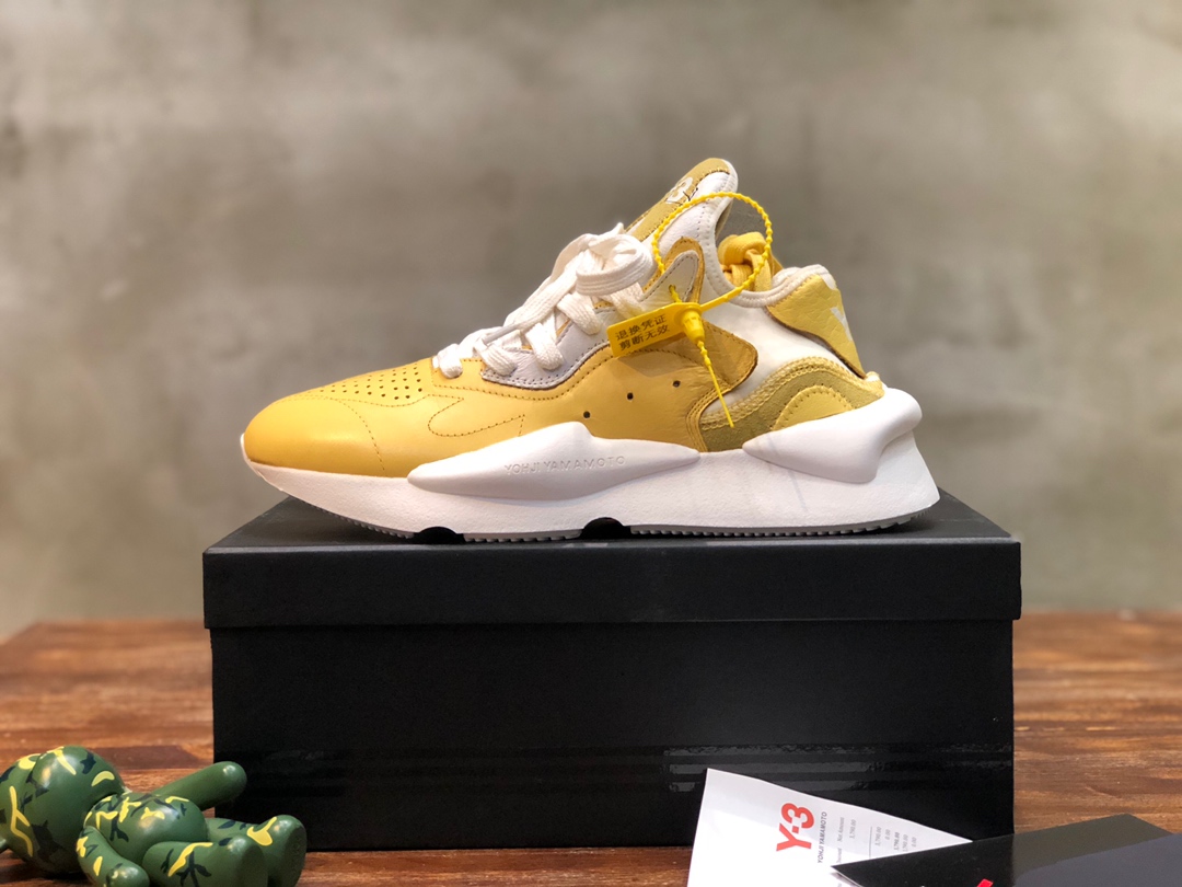 Y-3 Kaiwa Lace-Up Sneakers 32 - vstockx