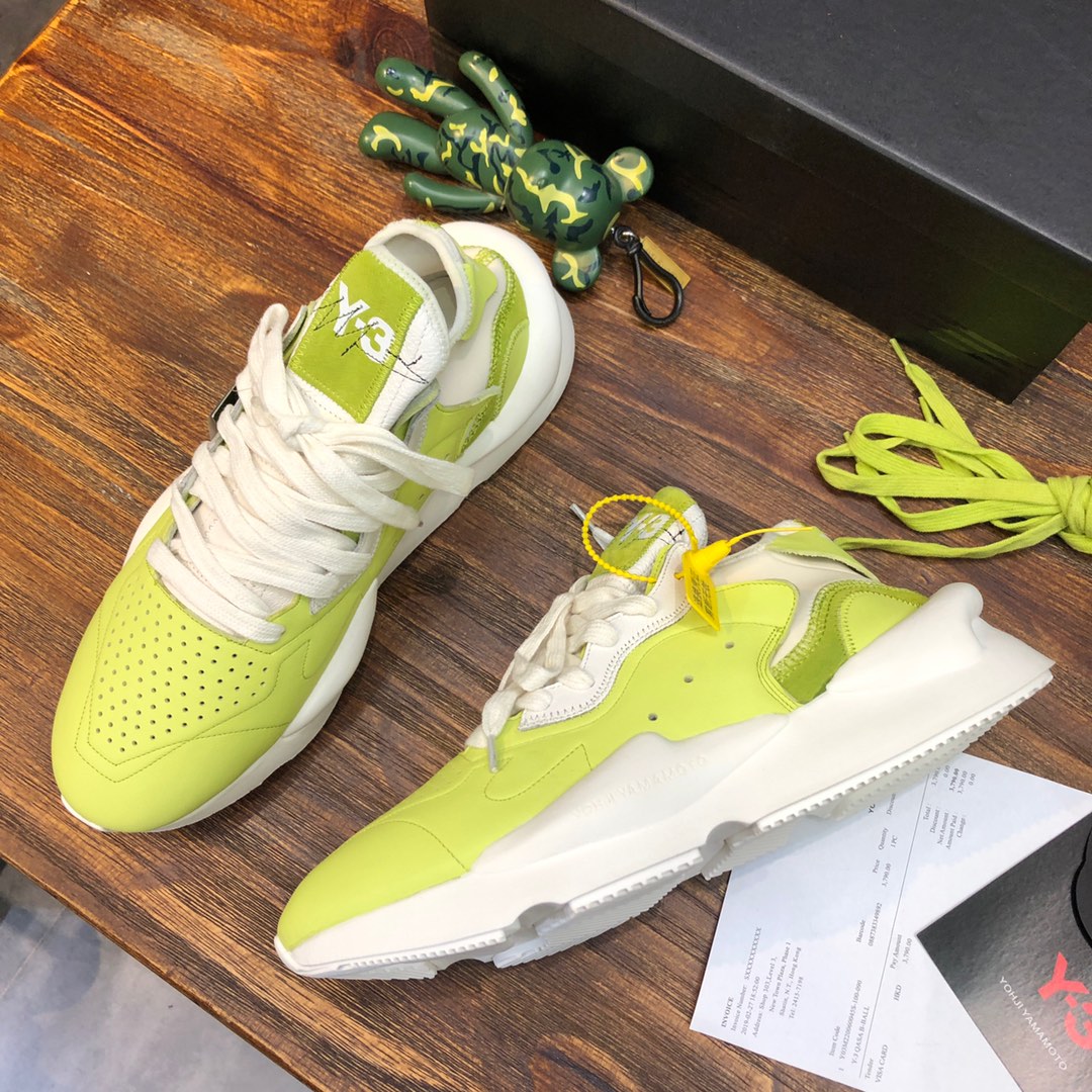Y-3 Kaiwa Lace-Up Sneakers 35 - vstockx