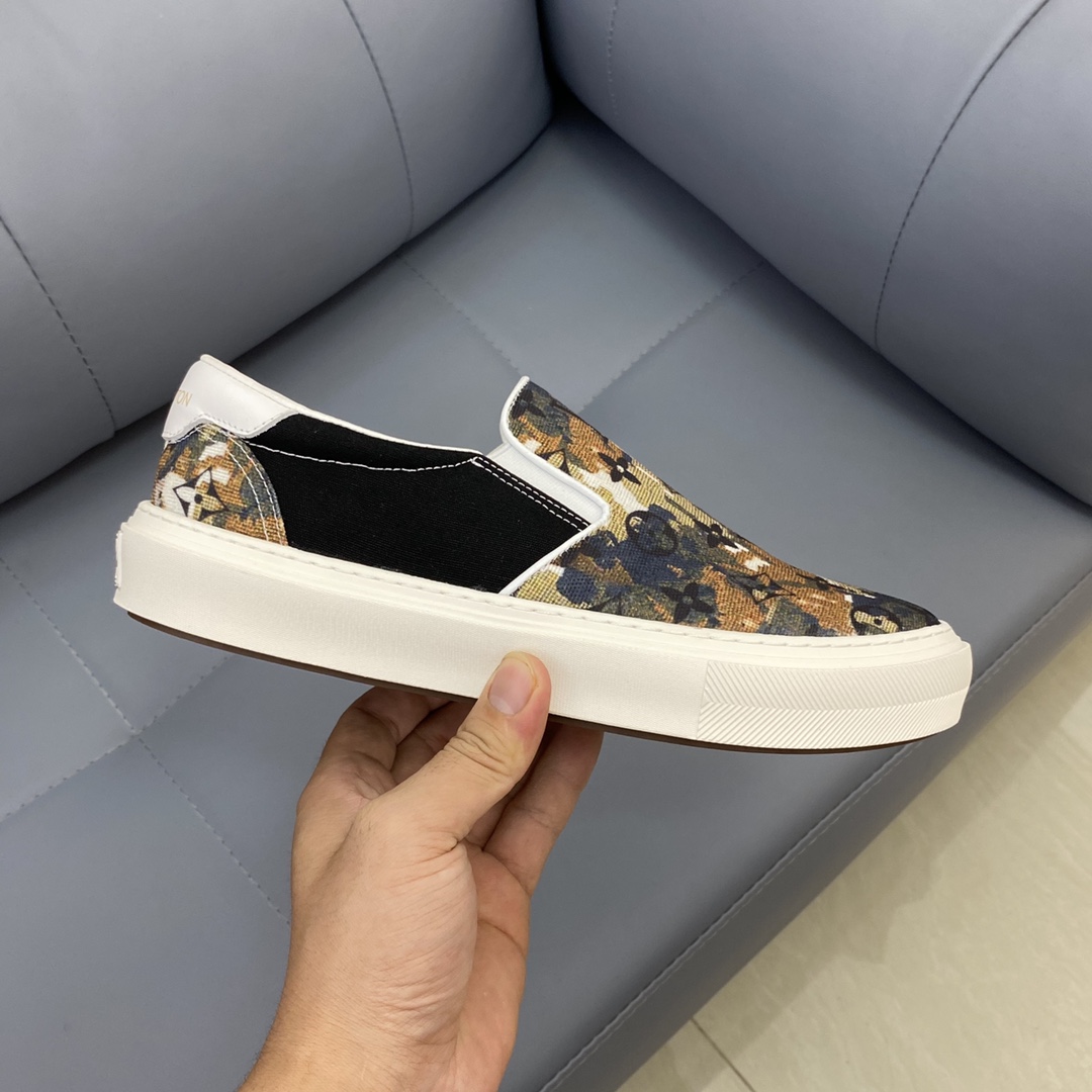Louis Vuitton Monogram Denim sneaker 26 - vstockx
