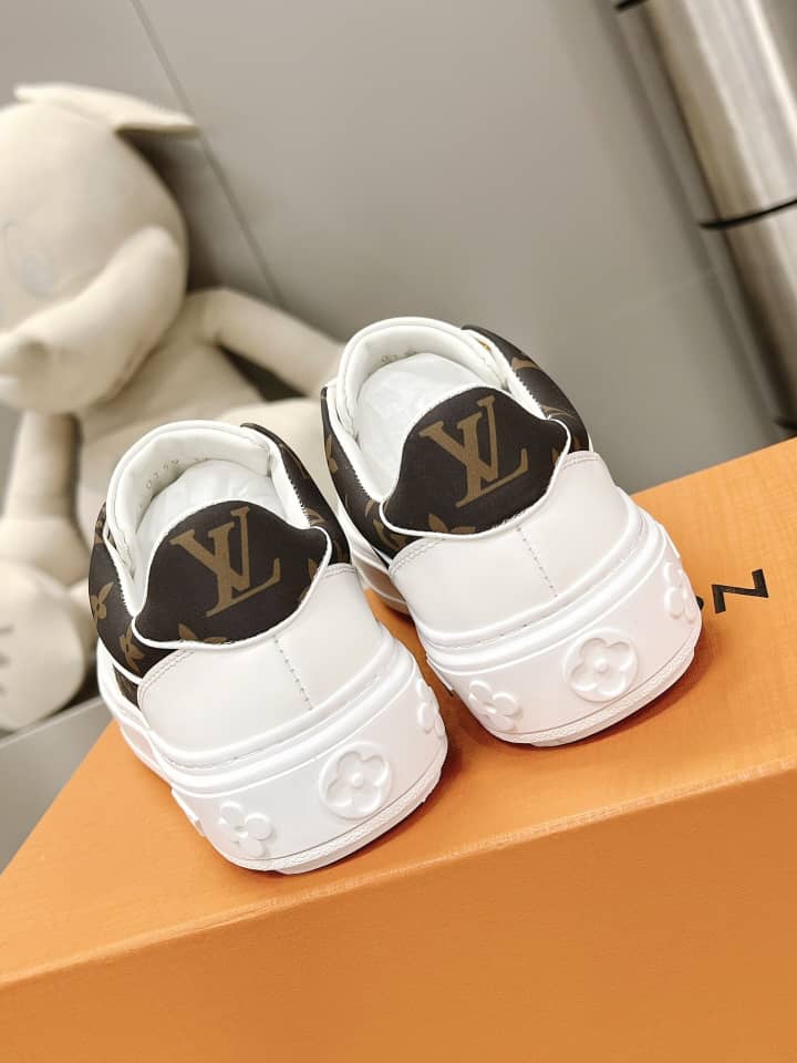 Louis Vuitton Time Out Sneaker Cacao Brown - vstockx