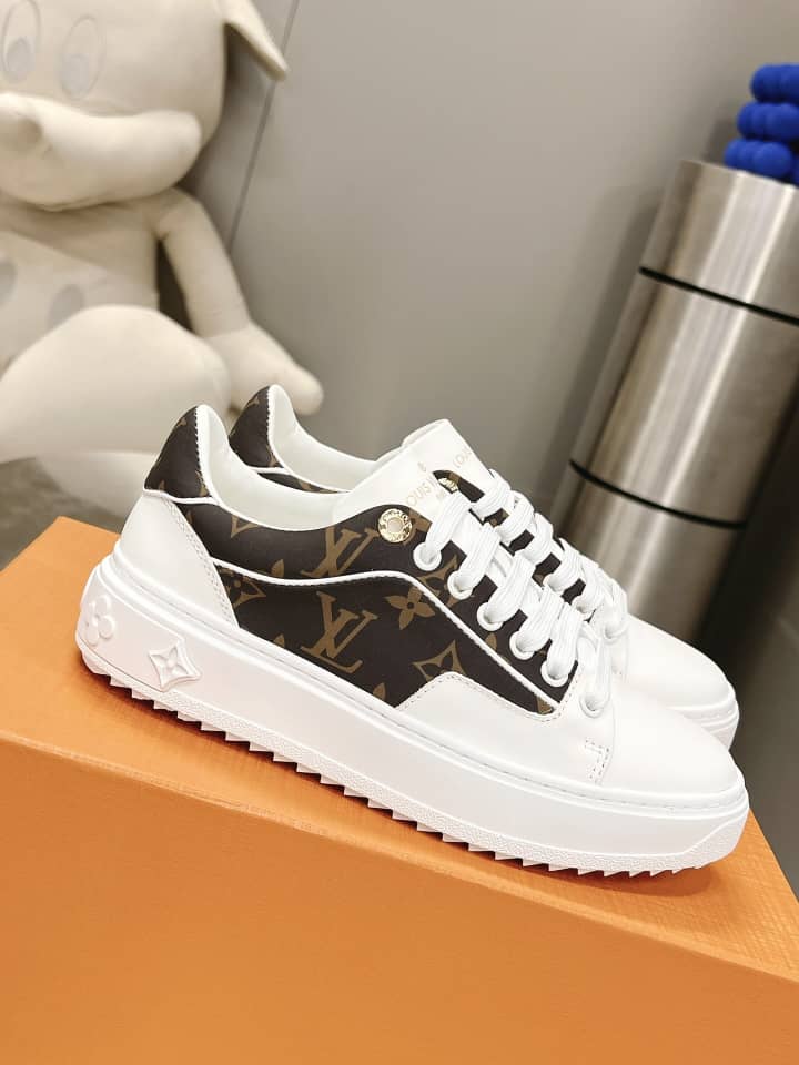Louis Vuitton Time Out Sneaker Cacao Brown - vstockx