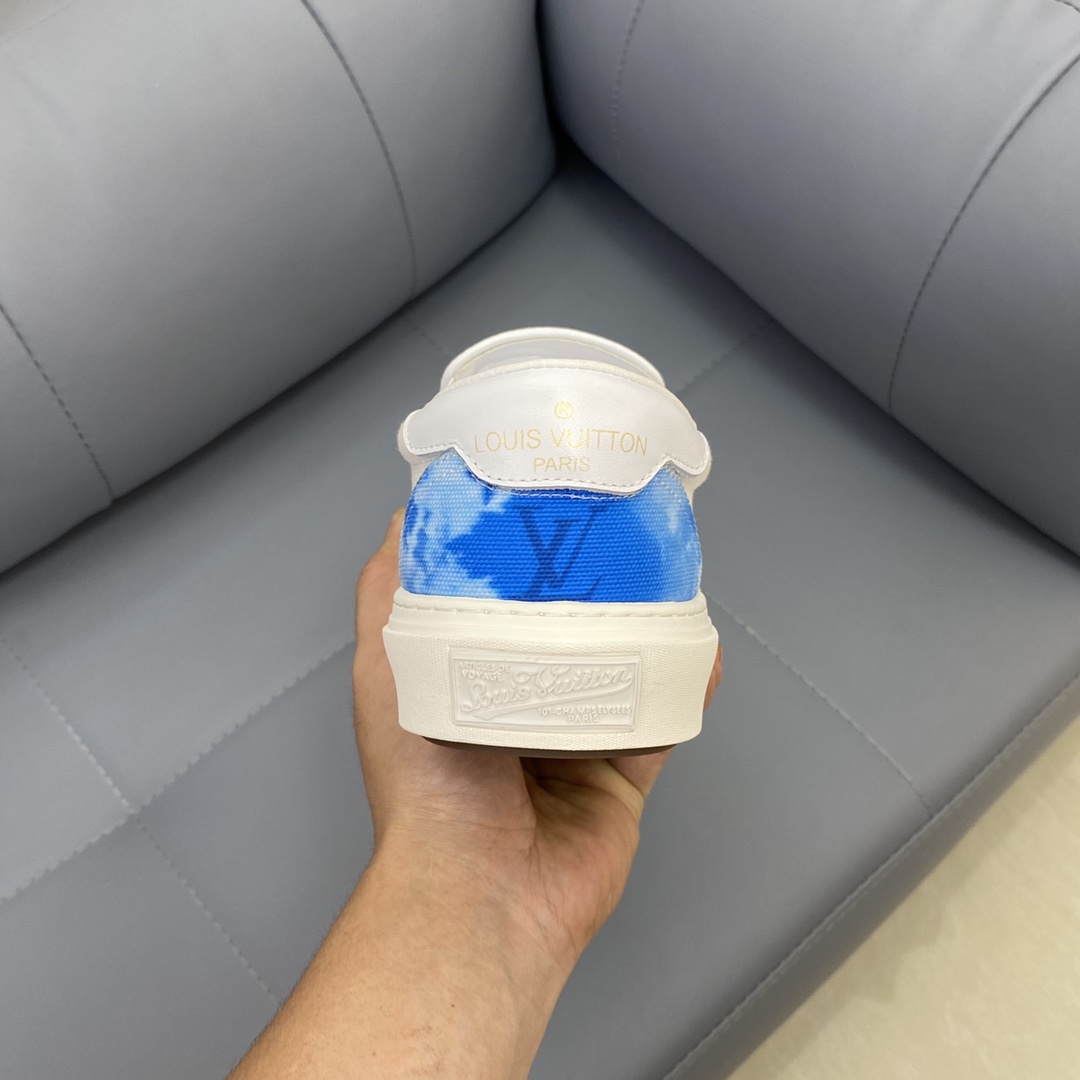 Louis Vuitton Monogram Denim sneaker 23 - vstockx