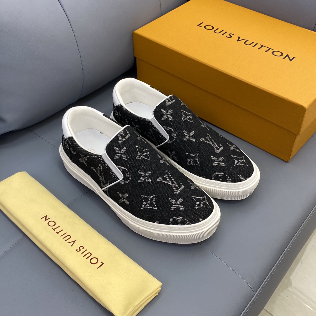 Louis Vuitton Monogram Denim sneaker 28 - vstockx