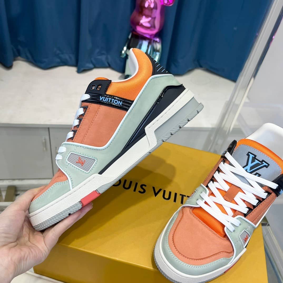 Louis Vuitton LV Trainer Sneaker Orange - vstockx