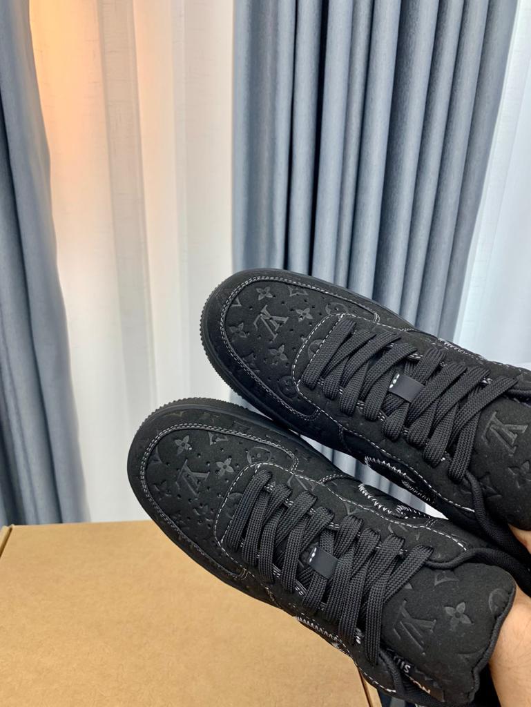 Louis Vuitton Nike Air Force 1 Low By Virgil Abloh 'Black' - vstockx