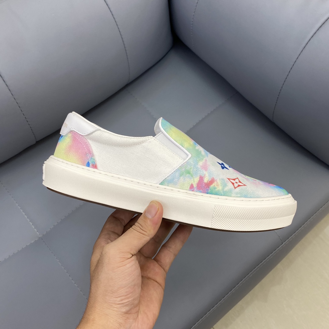 Louis Vuitton Monogram Denim sneaker 22 - vstockx