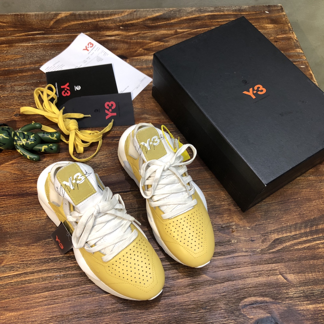 Y-3 Kaiwa Lace-Up Sneakers 32 - vstockx