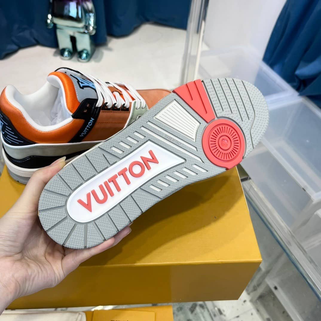 Louis Vuitton LV Trainer Sneaker Orange - vstockx
