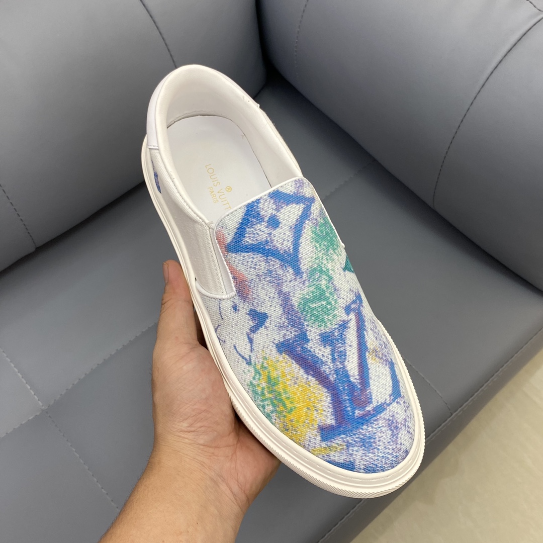 Louis Vuitton Monogram Denim sneaker 24 - vstockx
