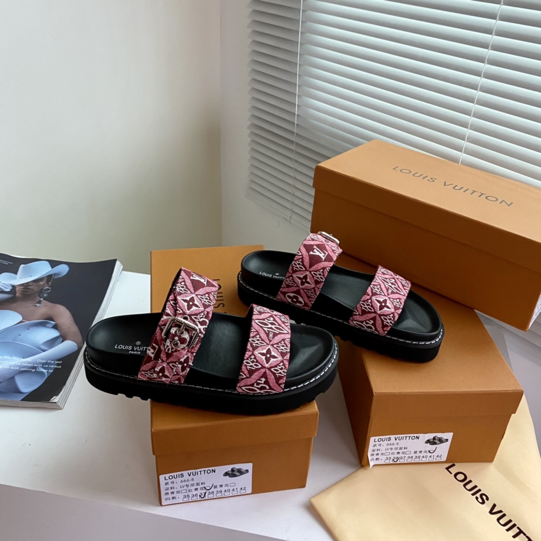 Louis Vuitton PASEO FLAT COMFORT SANDALS WOMEN 6 - vstockx