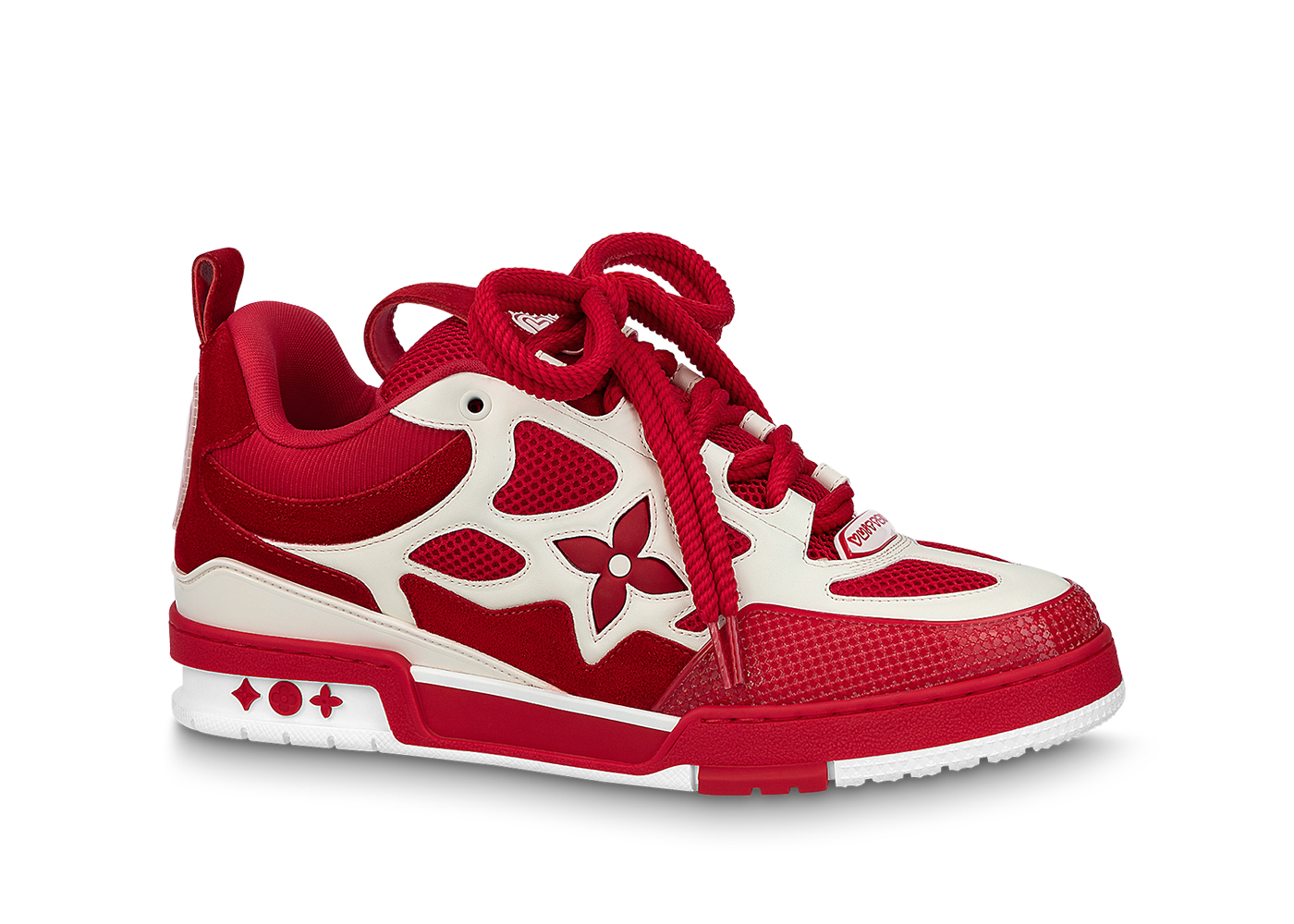 Louis Vuitton LV Skate Sneaker Red White - vstockx