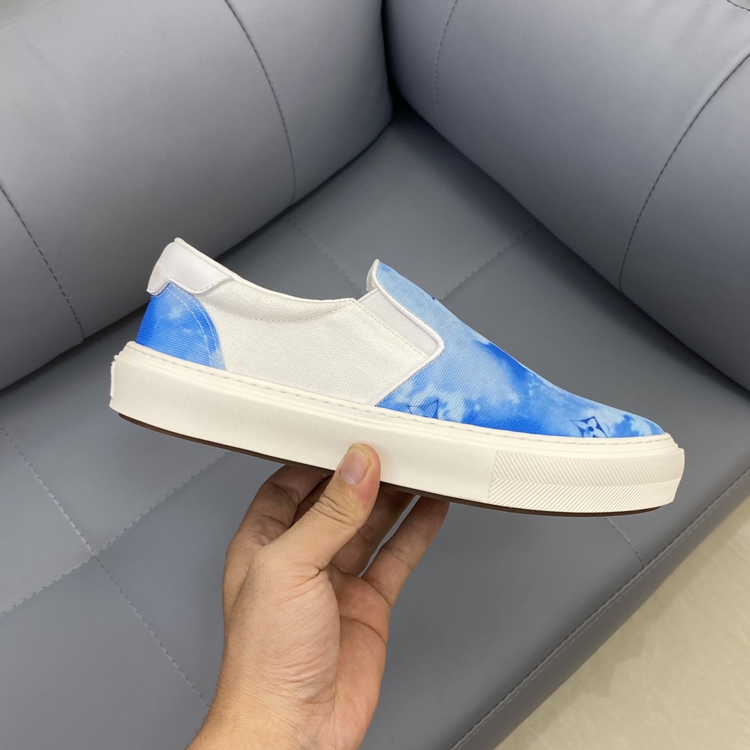 Louis Vuitton Monogram Denim sneaker 23 - vstockx