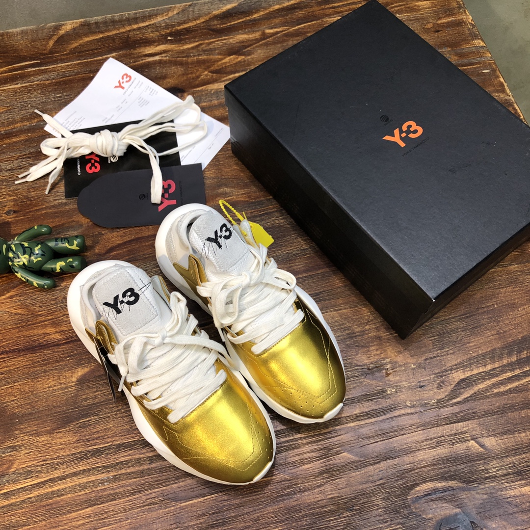 Y-3 Kaiwa Lace-Up Sneakers 34 - vstockx