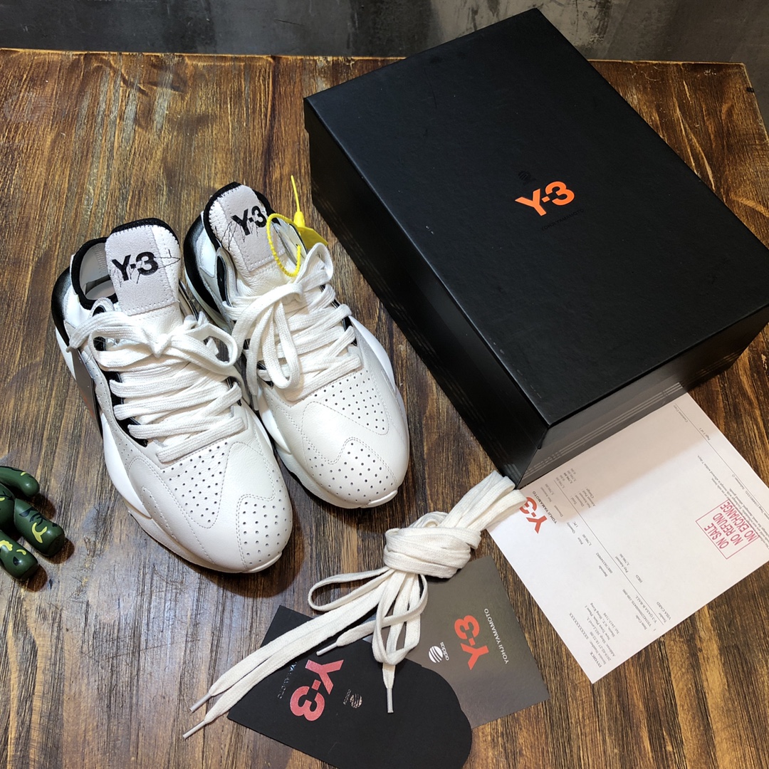 Y-3 Kaiwa Lace-Up Sneakers 28 - vstockx