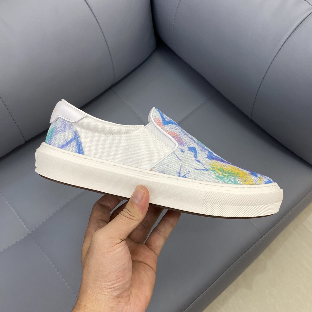 Louis Vuitton Monogram Denim sneaker 22 - vstockx