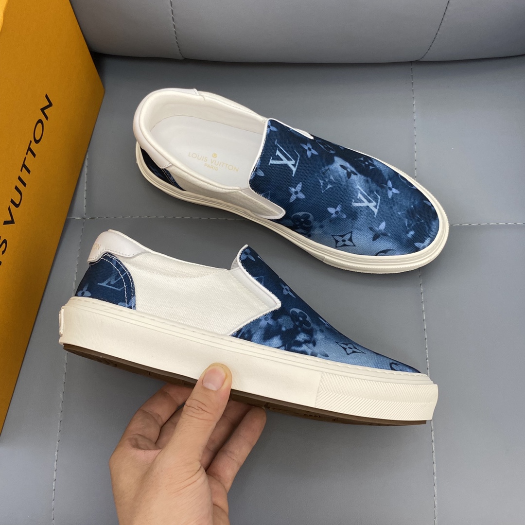 Louis Vuitton Monogram Denim sneaker 25 - vstockx