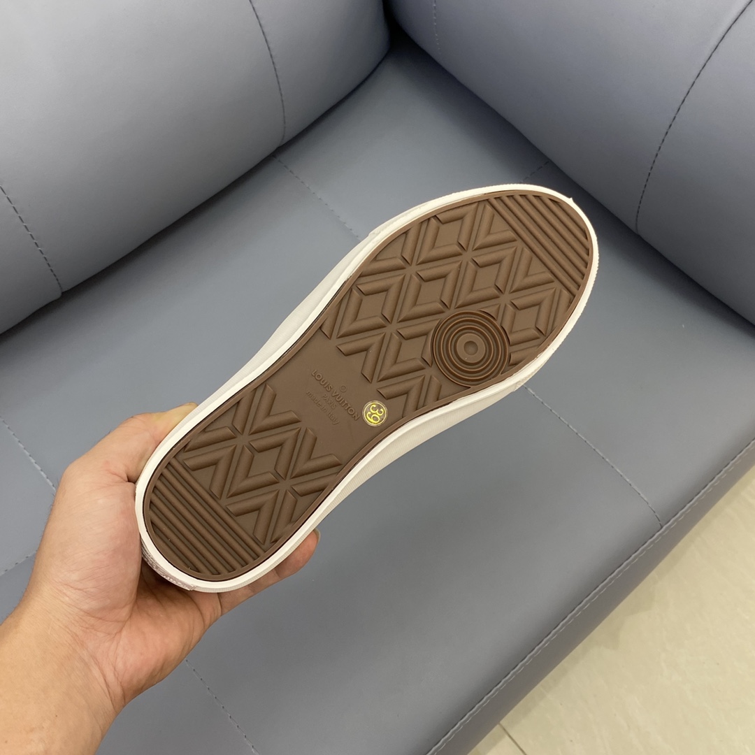 Louis Vuitton Monogram Denim sneaker 21 - vstockx