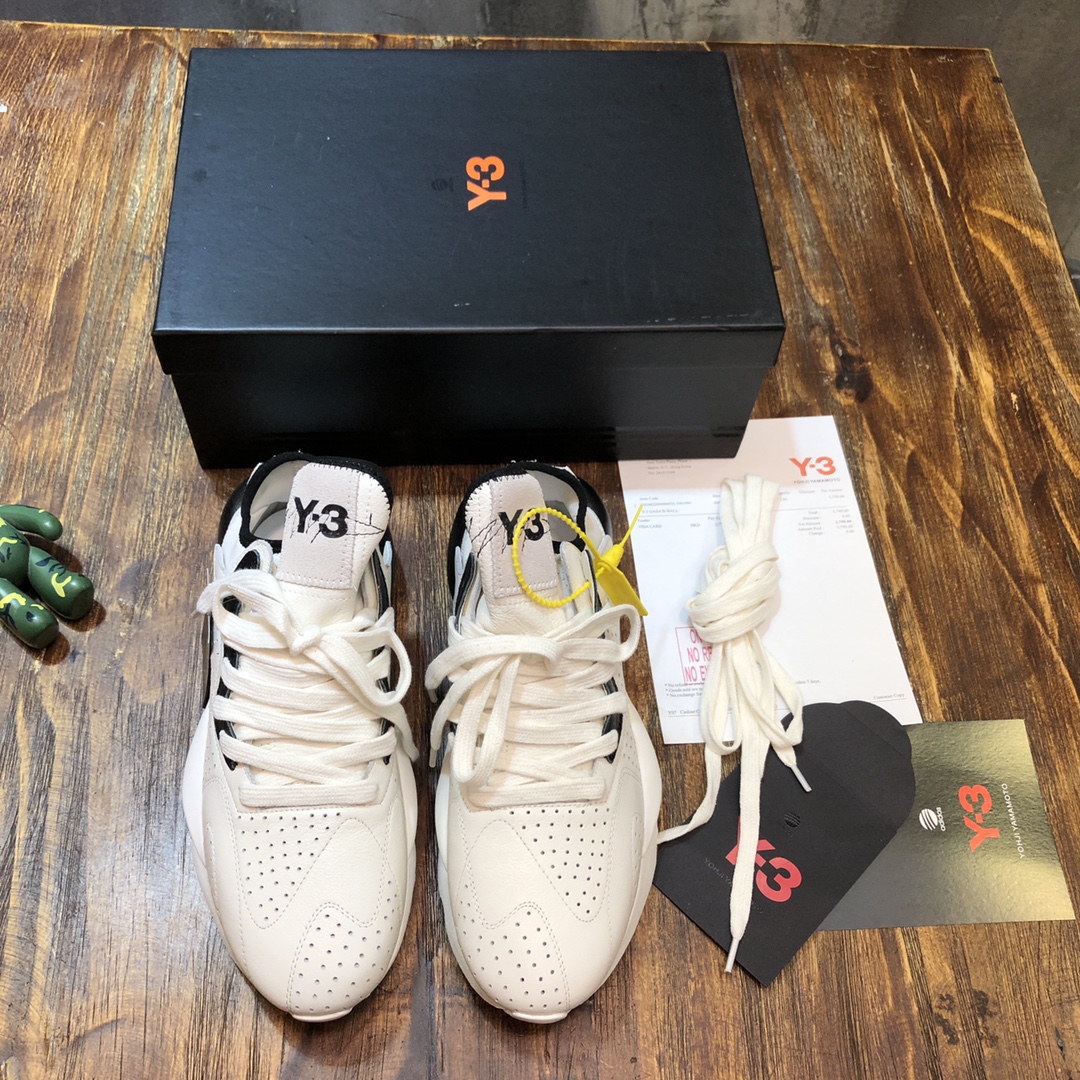 Y-3 Kaiwa Lace-Up Sneakers 28 - vstockx
