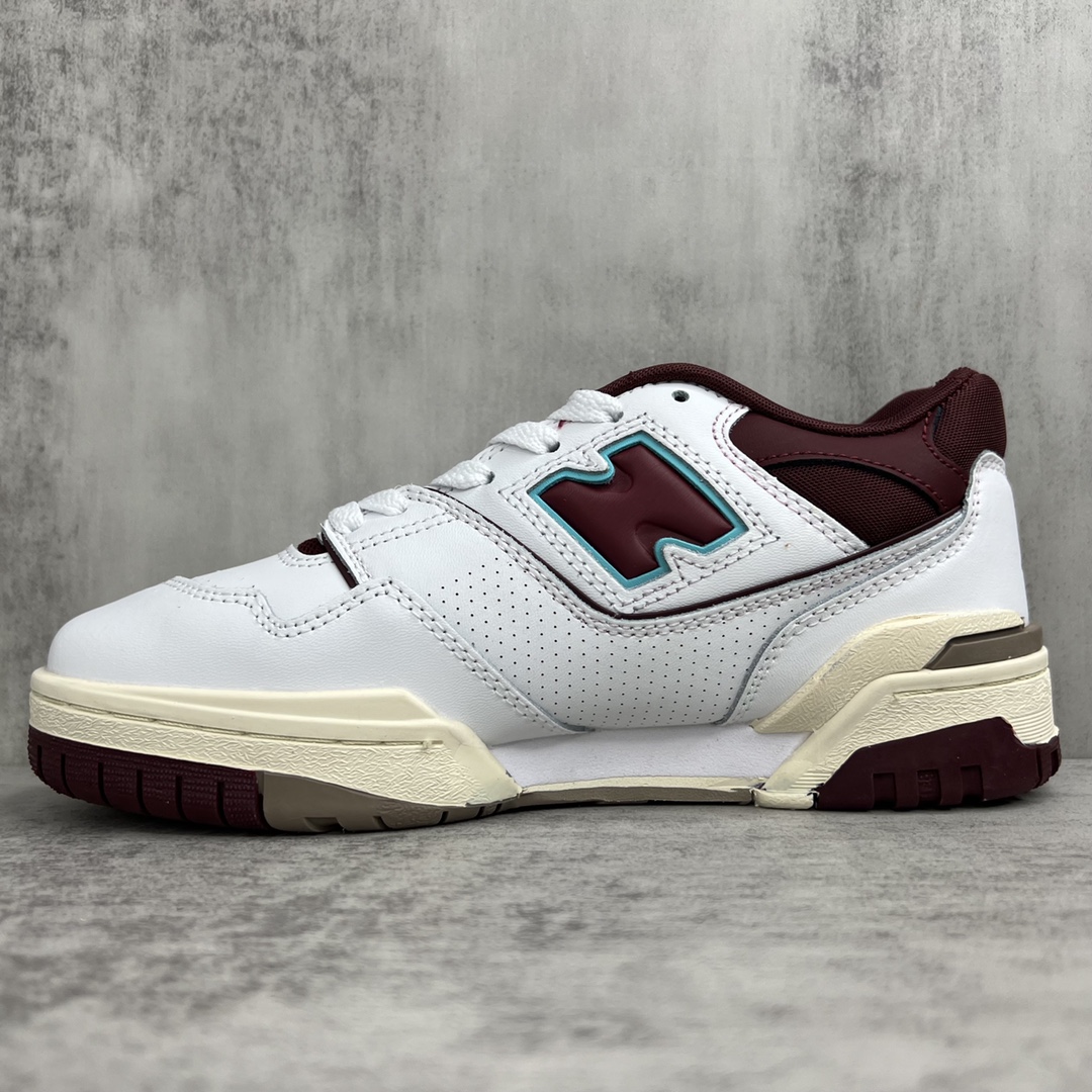 New Balance 550 Burgundy Cyan - vstockx