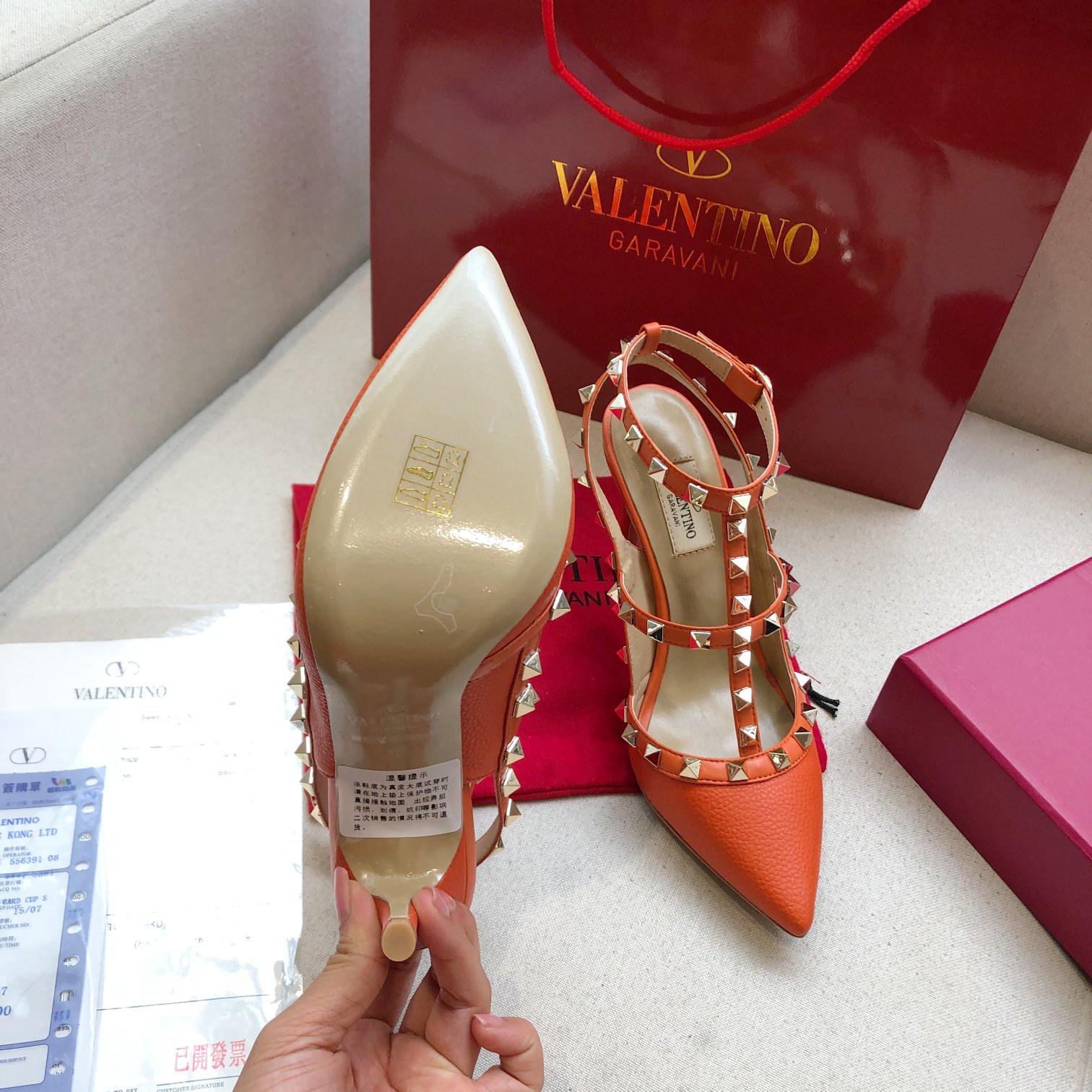 Valentino Garavani Roman Stud 65mm sandals Women 6 - vstockx