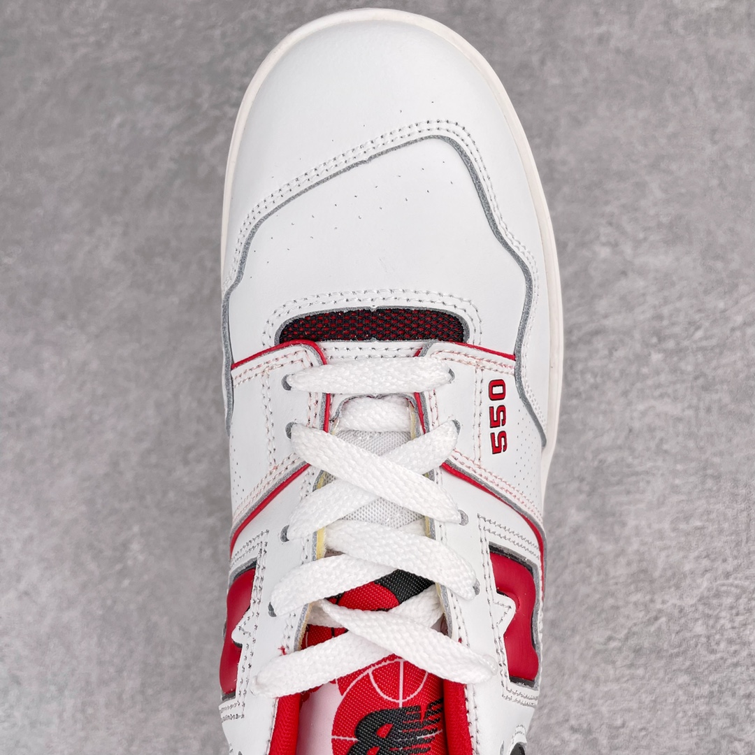 New Balance 550 White Red - vstockx
