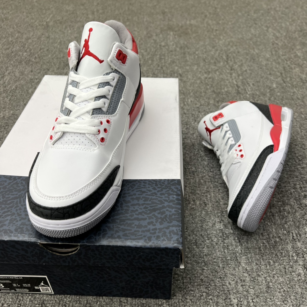 Jordan 3 Retro Fire Red (2022) - vstockx