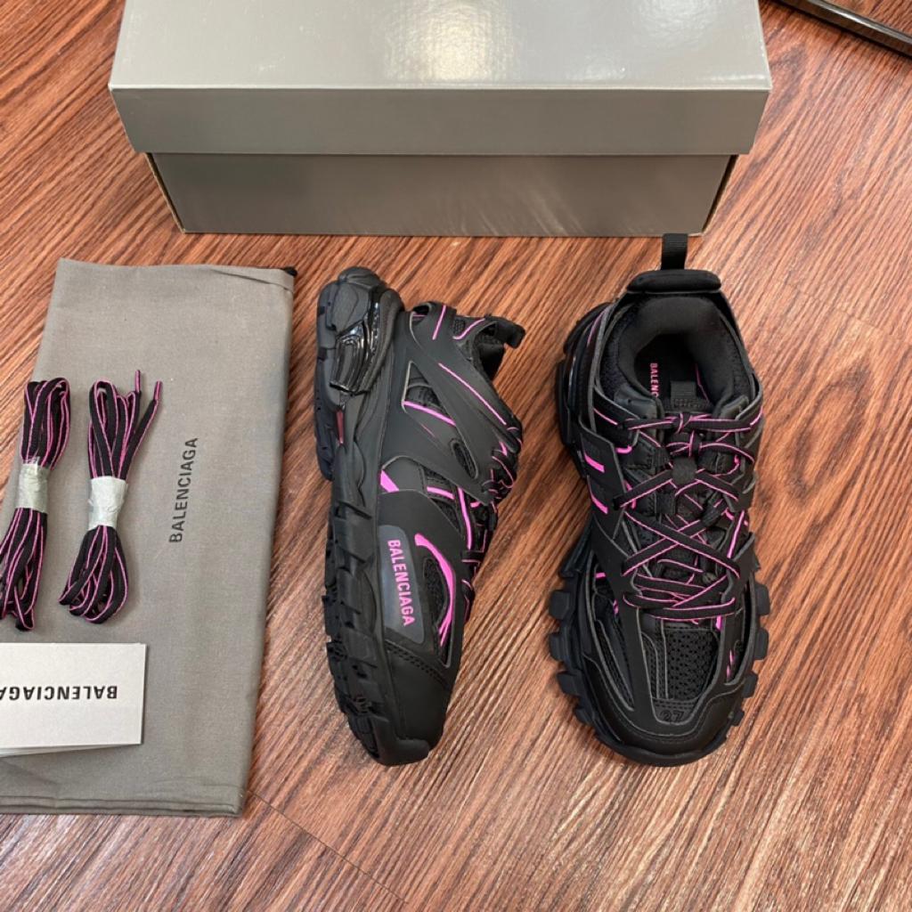 Balenciaga Track Washed Black Pink (W) - vstockx
