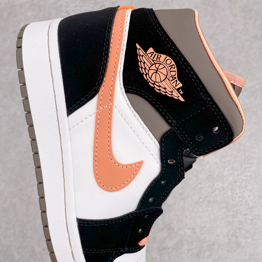 Jordan 1 Mid Peach Mocha - vstockx