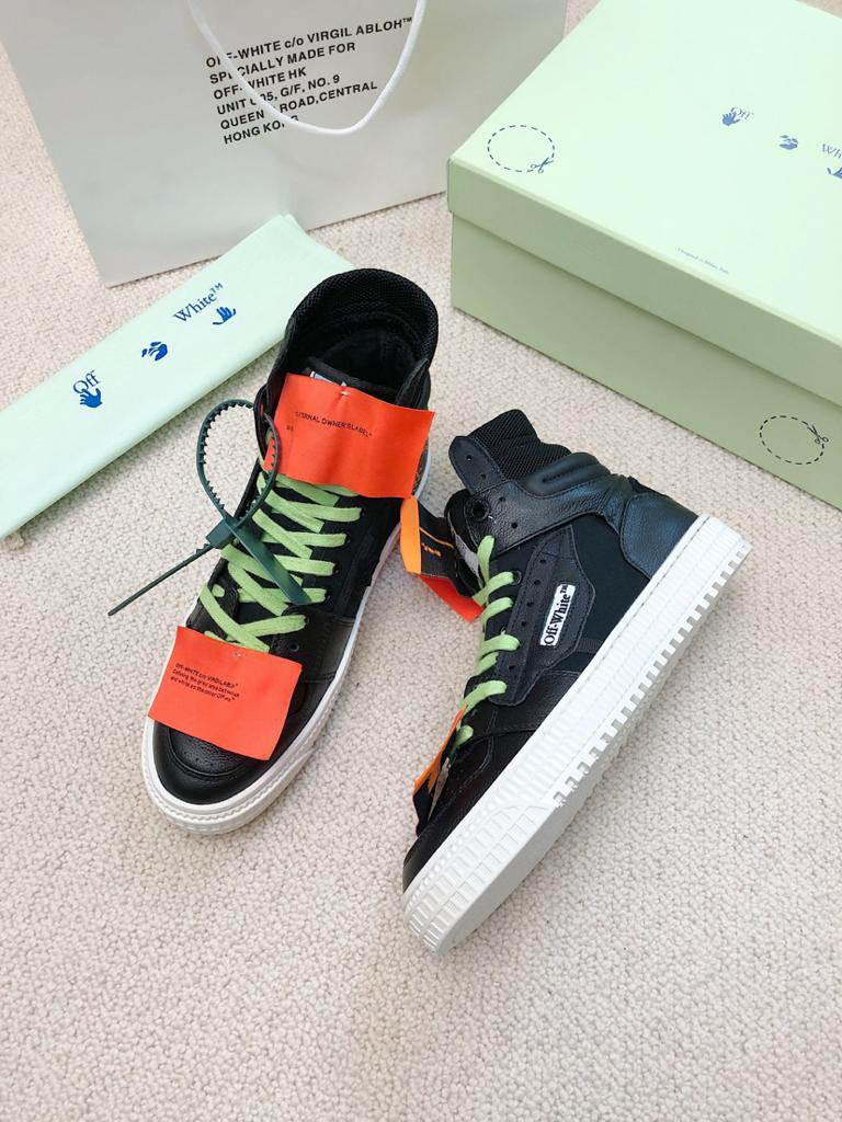OFF-WHITE Off Court 3.0 Black Neon Green Orange - vstockx