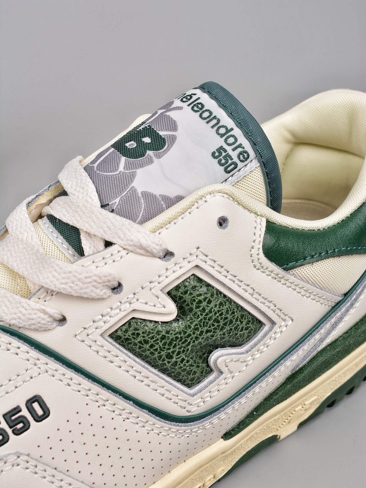 New Balance 550 Aime Leon Dore White Green - vstockx