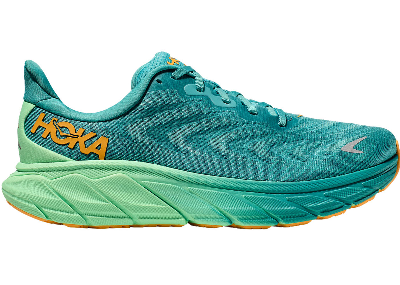 Hoka One One Arahi 6 Ocean Mist Lime Glow - vstockx