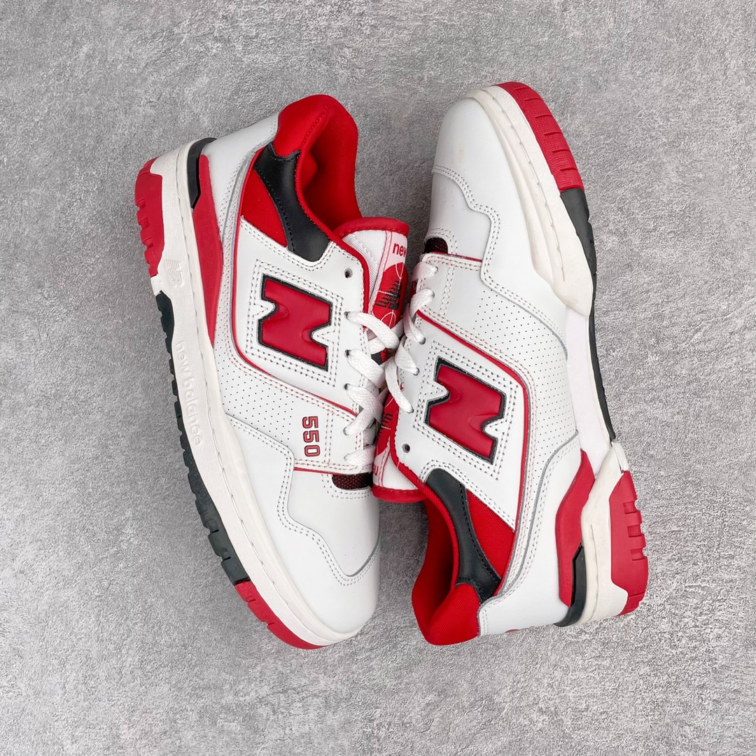 New Balance 550 White Red - vstockx