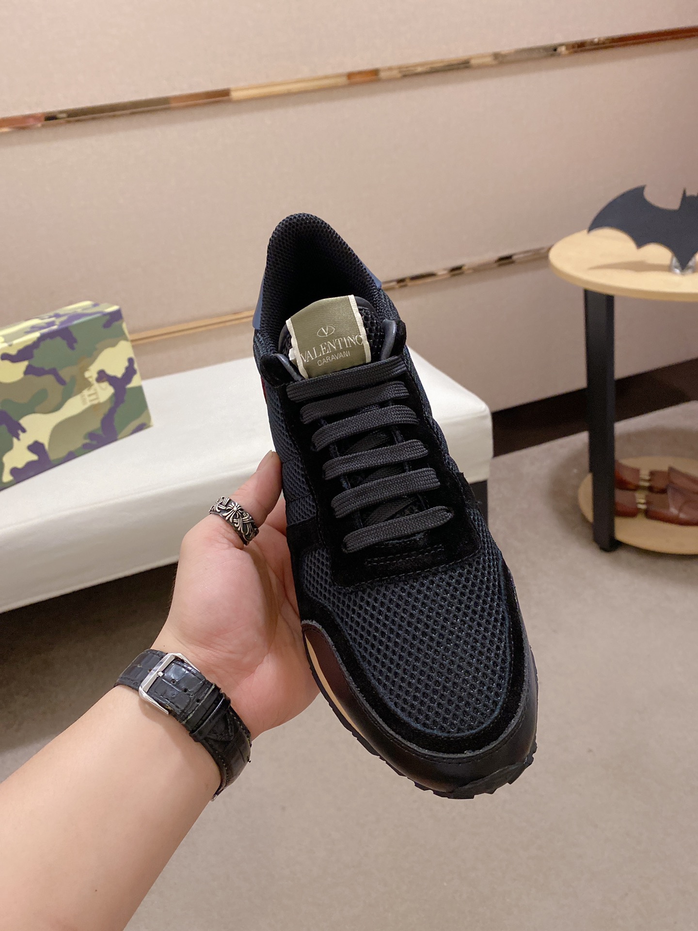 Valentino Garavani Rockrunner camouflage-print sneakers 13 - vstockx