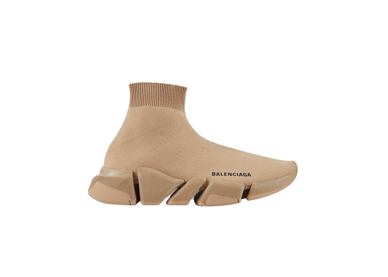 Balenciaga Speed 2.0 Beige - vstockx