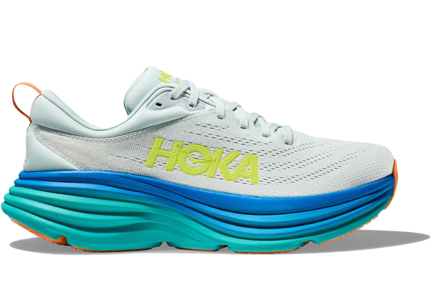 Hoka One One Bondi 8 Ice Flow Bit Of Blue - vstockx