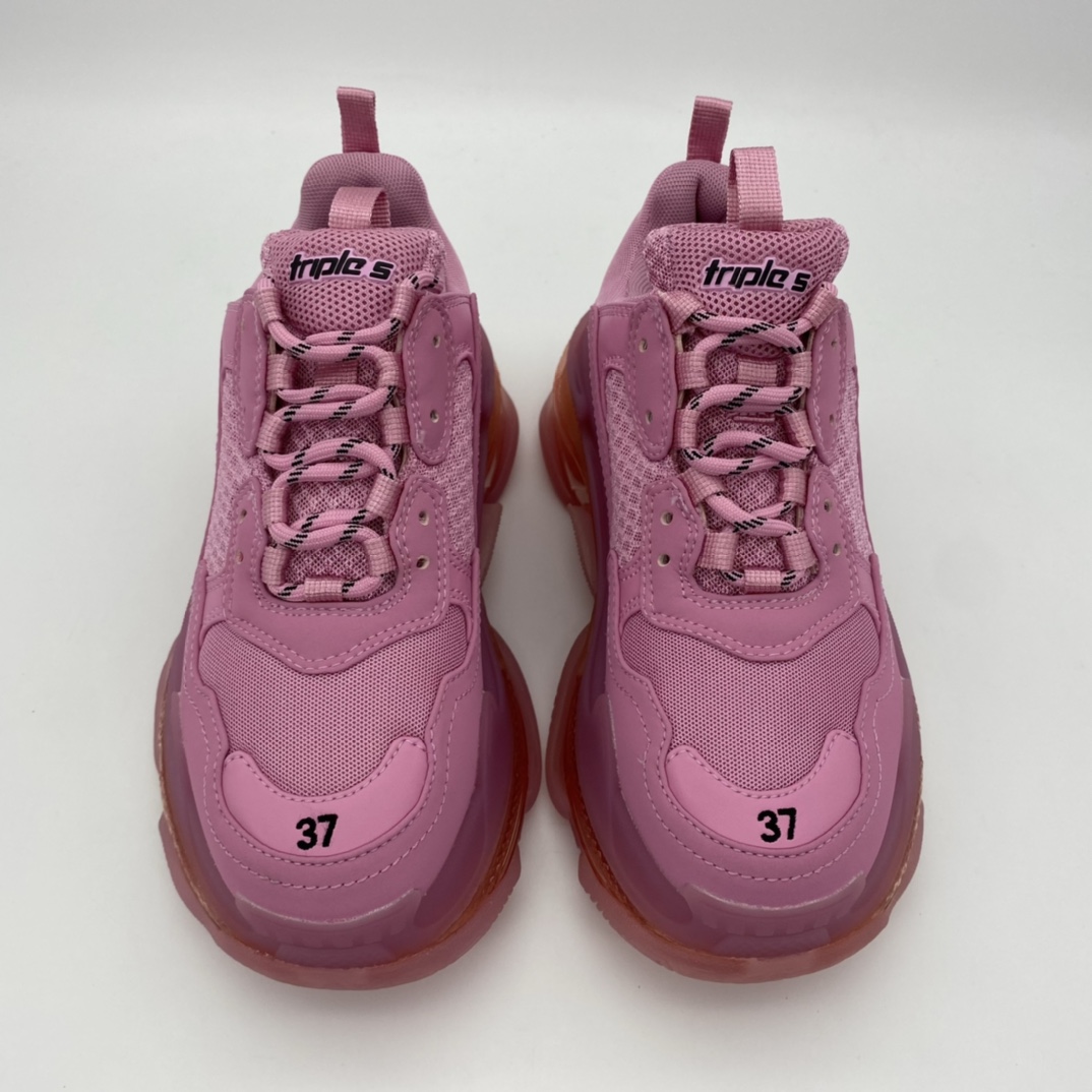 Balenciaga Triple S Clear Sole Pink (W) - vstockx