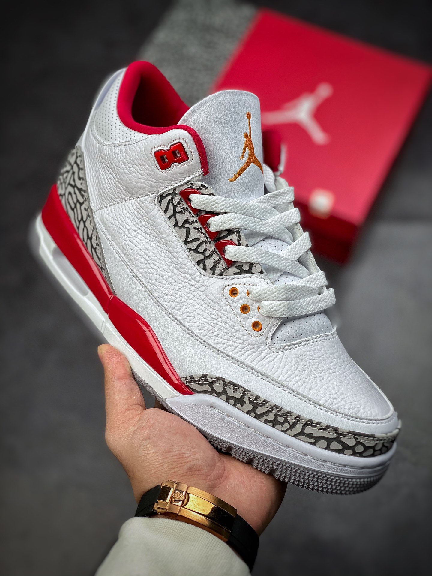 Jordan 3 Retro Cardinal Red - vstockx