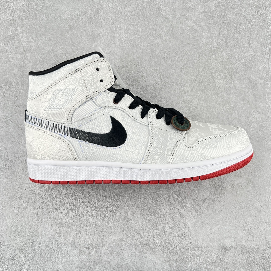 Jordan 1 Mid SE Fearless Edison Chen CLOT - vstockx