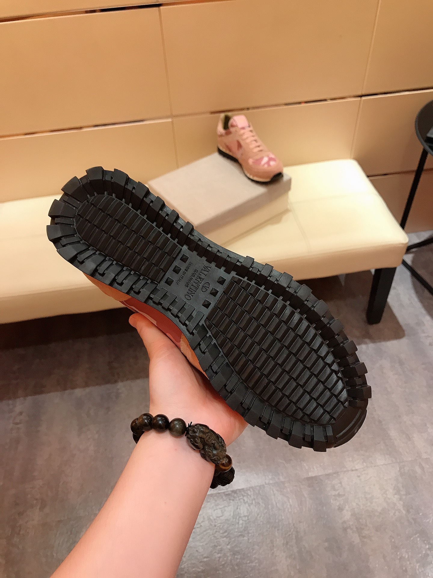 Valentino Garavani Rockrunner camouflage-print sneakers 23 - vstockx