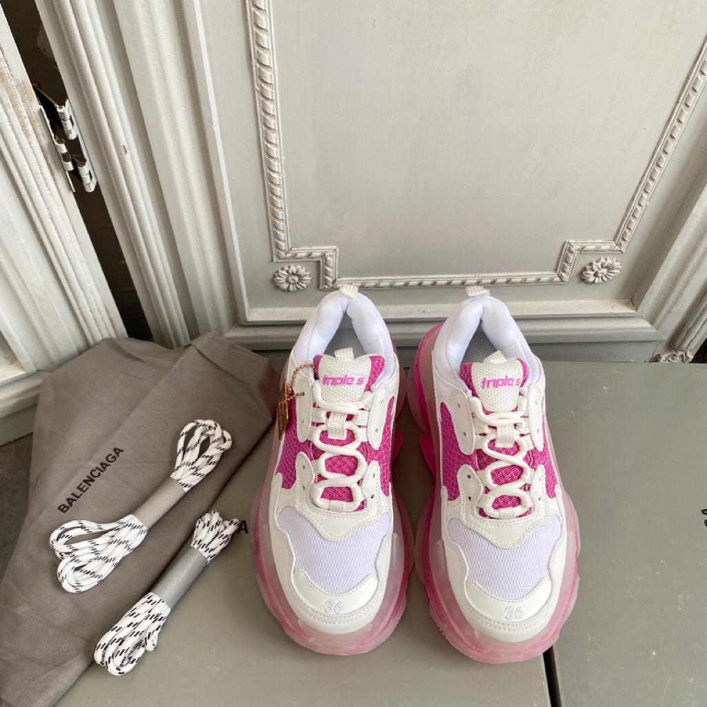 Balenciaga Triple S White Pink (W) - vstockx