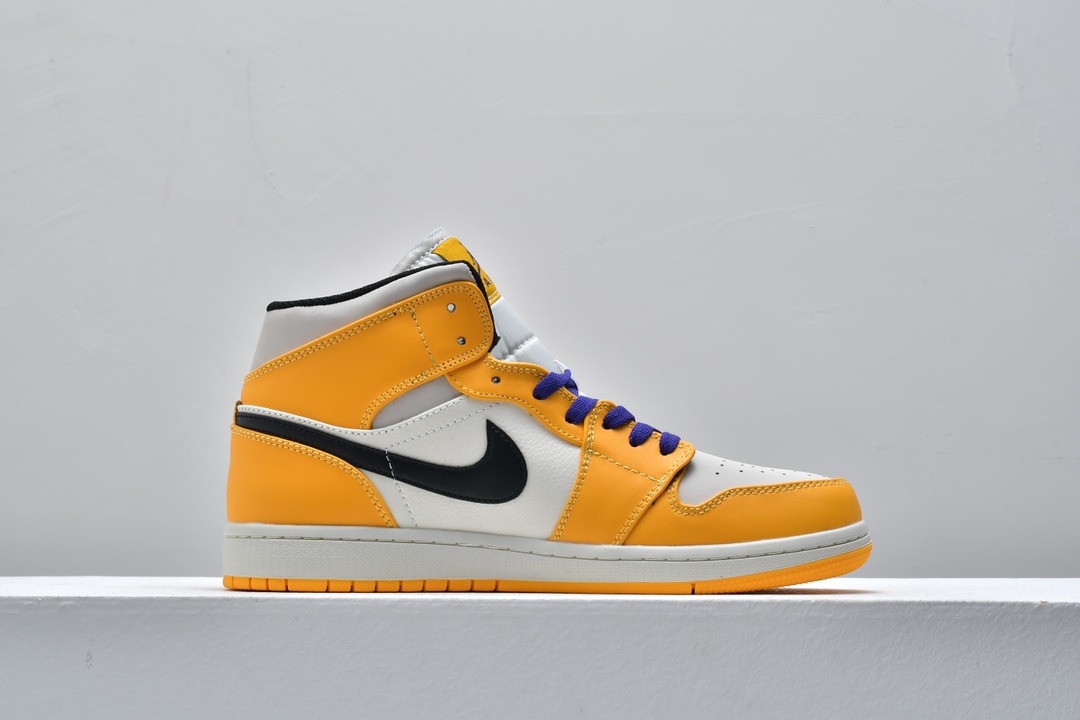 Jordan 1 Mid SE Lakers - vstockx